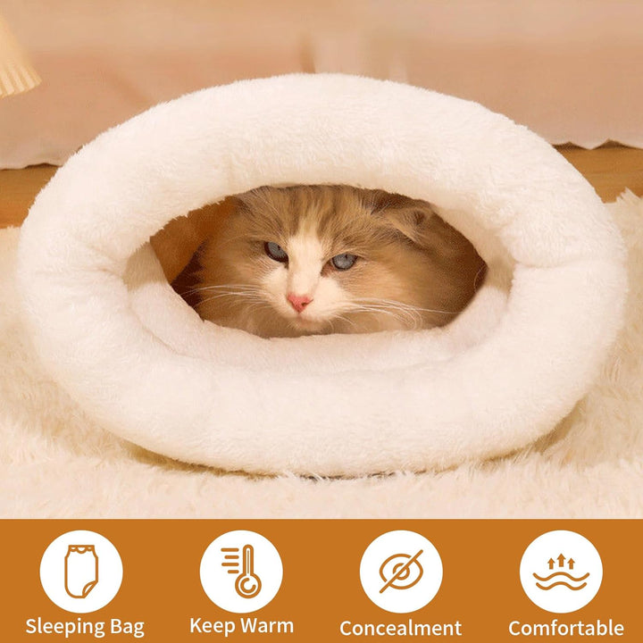 Katzenschlafsack,Katzen Schlafsack,Cat Winter Sleeping Bag,Schlafsack für Katzen,Pet Sleeping Bag fo