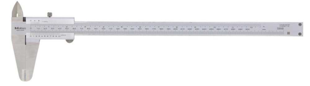 MITUTOYO Präzision-Messschieber mit Feststellschraube DIN 862 0-200 mm, 1 Stück, 530-114, 0-200 mm