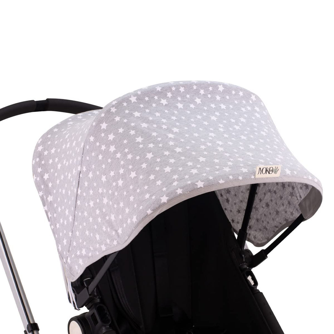 JYOKO KIDS Sonnenverdeck Kompatibel mit Bugaboo Cameleon (PINK SPARKLES), PINK SPARKLES