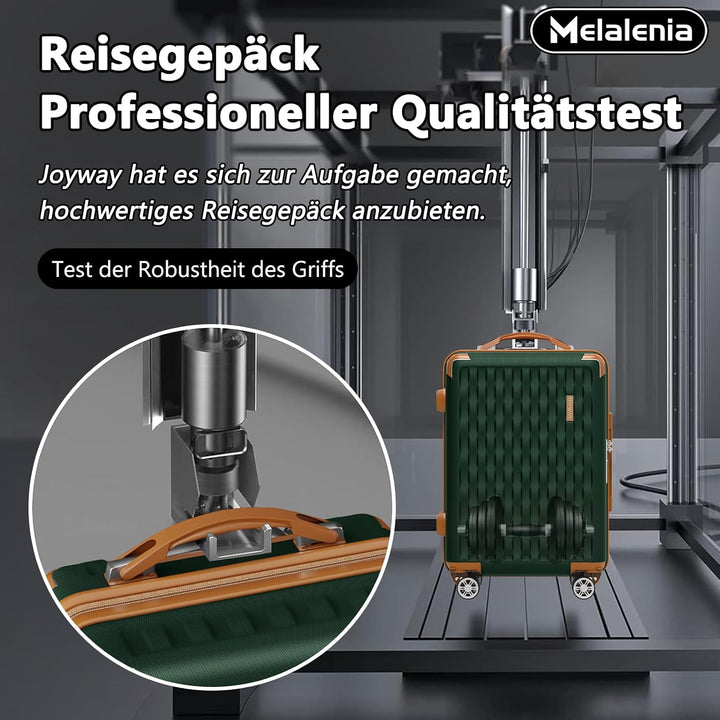 Melalenia Kofferset 3 Teilig Hartschale Leicht Reisekoffer von Trolley Handgepäck Sets mit TSA Schlo