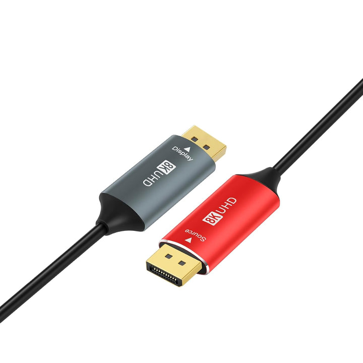 4K 8K DisplayPort Glasfaserkabel 75M, Fibre Optic DP auf DP 1.4 Kabel, 8K@30Hz, 4K@120Hz/144Hz, 2K@1