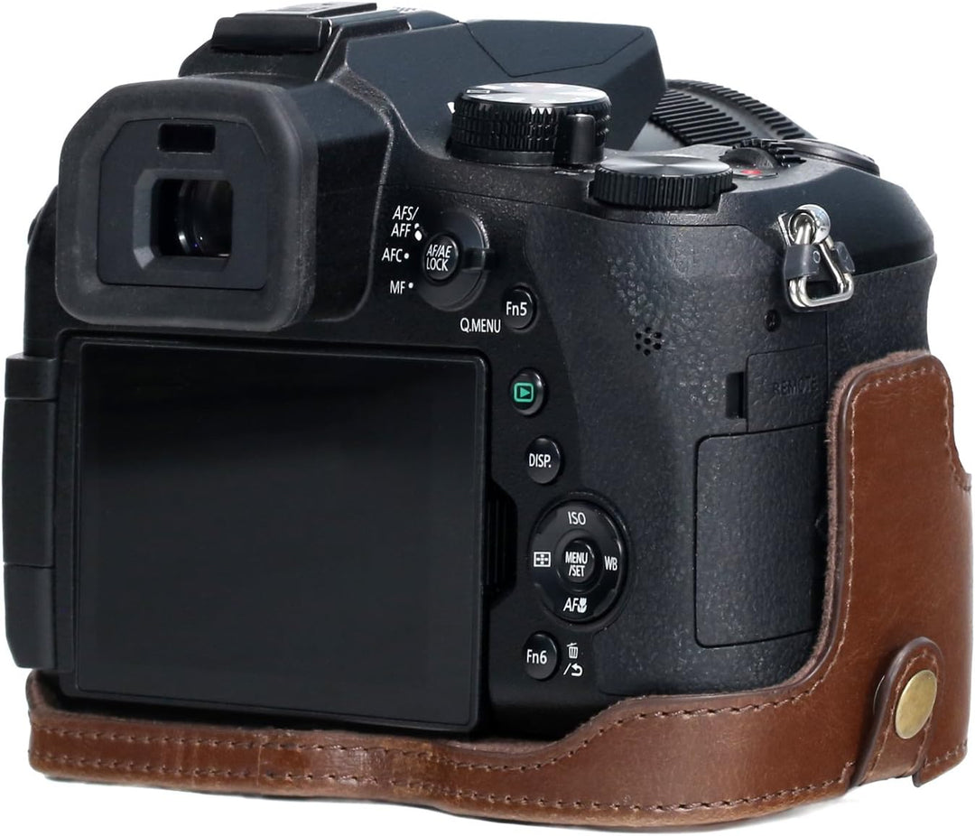MegaGear Sony Cyber-Shot DSC-RX10 IV, DSC-RX10 III Ever Ready Leder Kamera-Case mit Trageriemen und