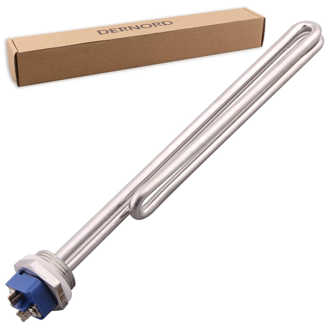 DERNORD 240V 4500W Foldback Heating Element Stainless Steel Heater Spare Part 1 Inch 33.5MM BSP Thre