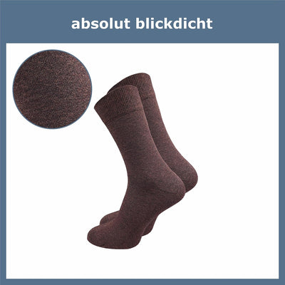 ca·wa·so Herren Socken aus 100% Baumwolle | Reine Baumwollsocken im 10er-Set | Freizeitsocken ohne N