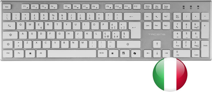Tacens Zenith, 3-in-1 Kabelloses Combo mit DualLink 2.4 GHz Technologie, Full-Size Komplett mit Smar