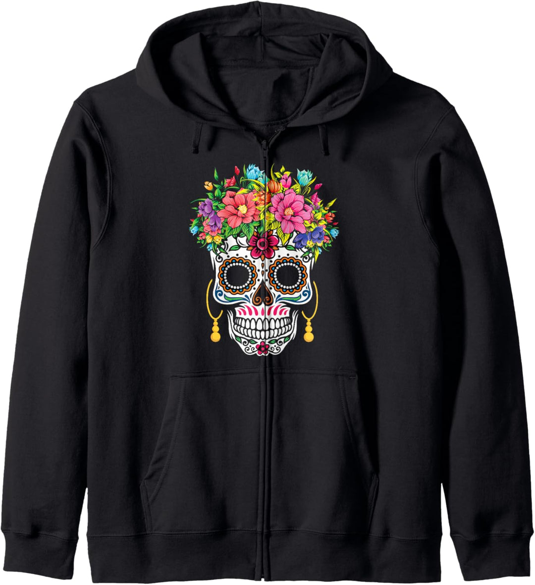 Dia De Los Muertos Kostümersatz Fasching Kostüm Karneval Kapuzenjacke