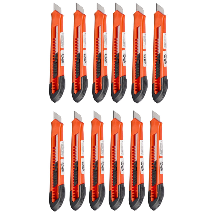 Alco-Albert - Cuttermesser 18 mm, Universalmesser 12 Stück | Teppichmesser und Arbeitsmesser 12 Cutt