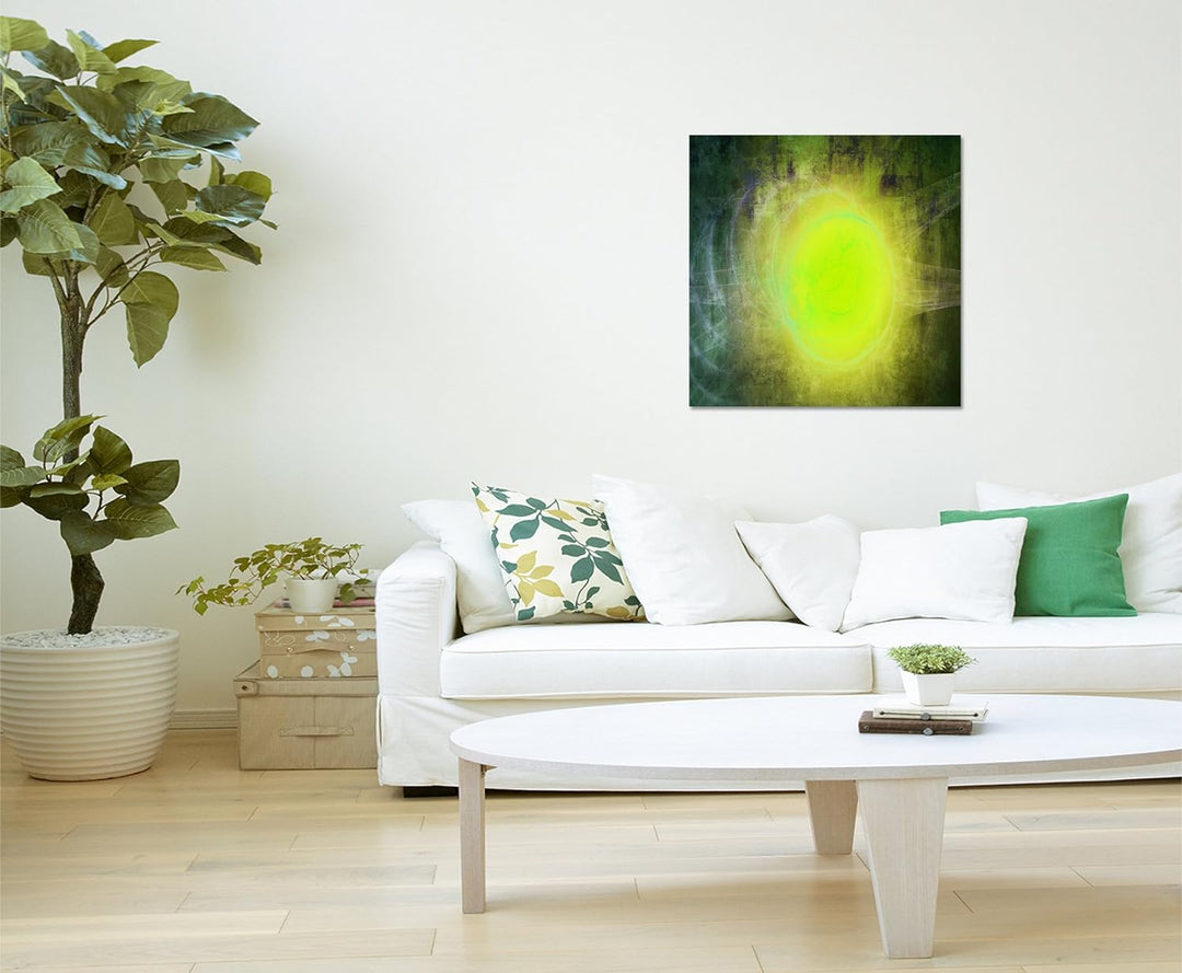 Paul Sinus Art Modernes Wandbild Abstrakt044_60x60cm Abstrakte Kunst Kunstdruck auf Leinwand Zeitlos