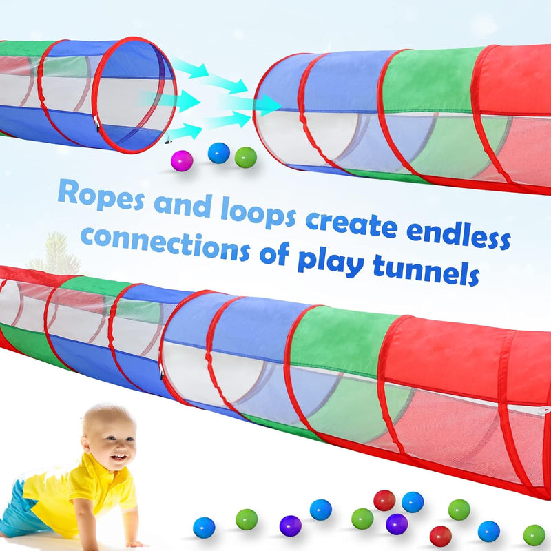 STLOVe® Tunnel Kinder Kriechtunnel Krabbeltunnel für Kinder Spieltunnel Kind Krabbeltunnel Baby Kind