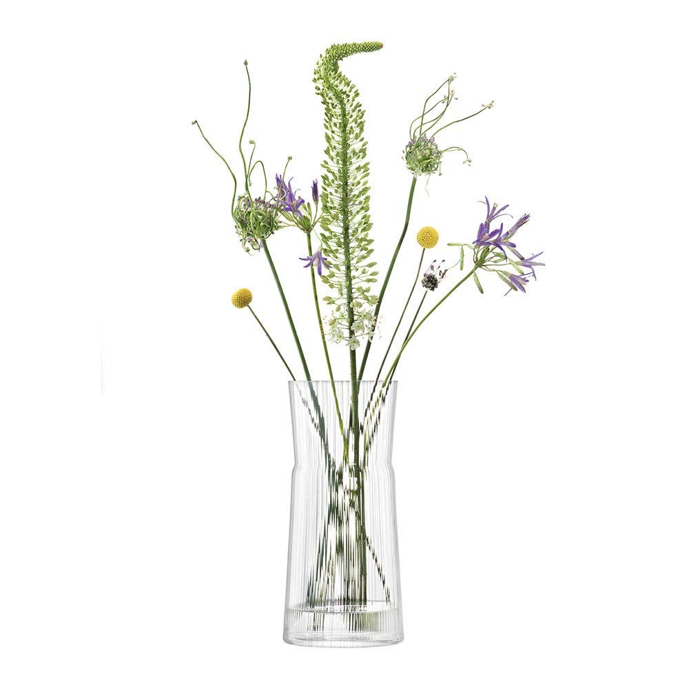 LSA Gio Line Sturmlaterne/Vase H38cm Klar H38cm Clear, H38cm Clear