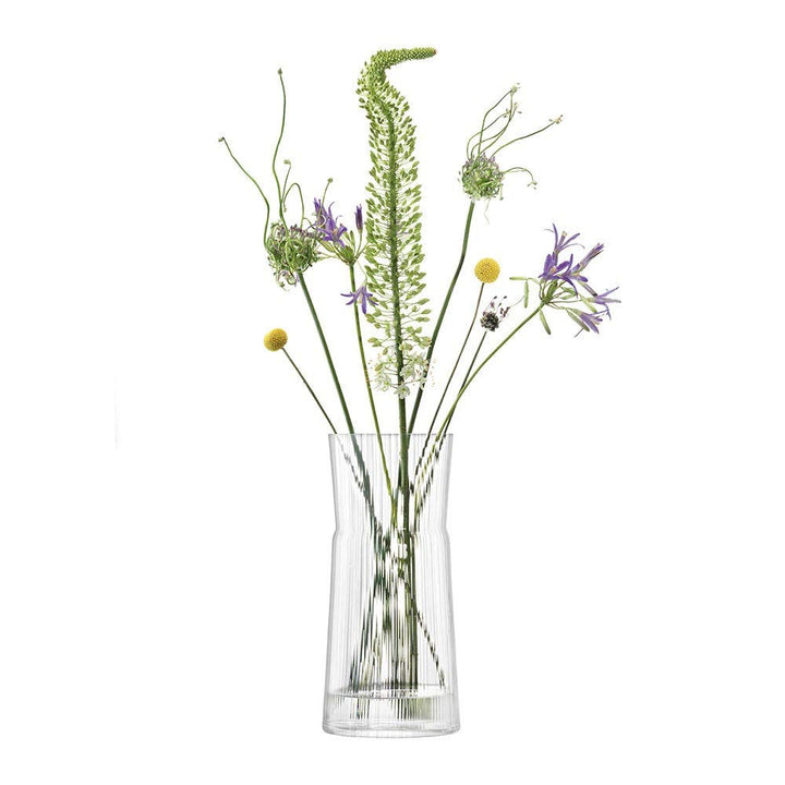 LSA Gio Line Sturmlaterne/Vase H38cm Klar H38cm Clear, H38cm Clear
