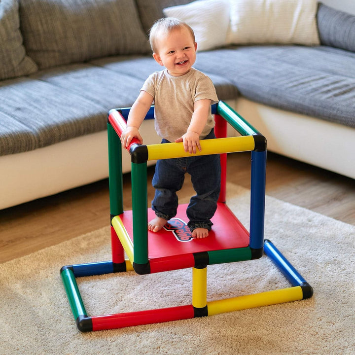 Quadro Beginner Home – modulares Klettergerüst & Lernturm für Babys und Kinder, 116 Teile, ab 6 Mona