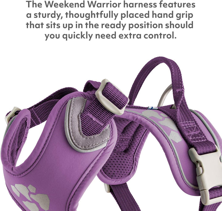 Hurtta Weekend Warrior Geschirr Johannisbeere 40-45 cm, 110 g currant 40-45 cm, currant 40-45 cm