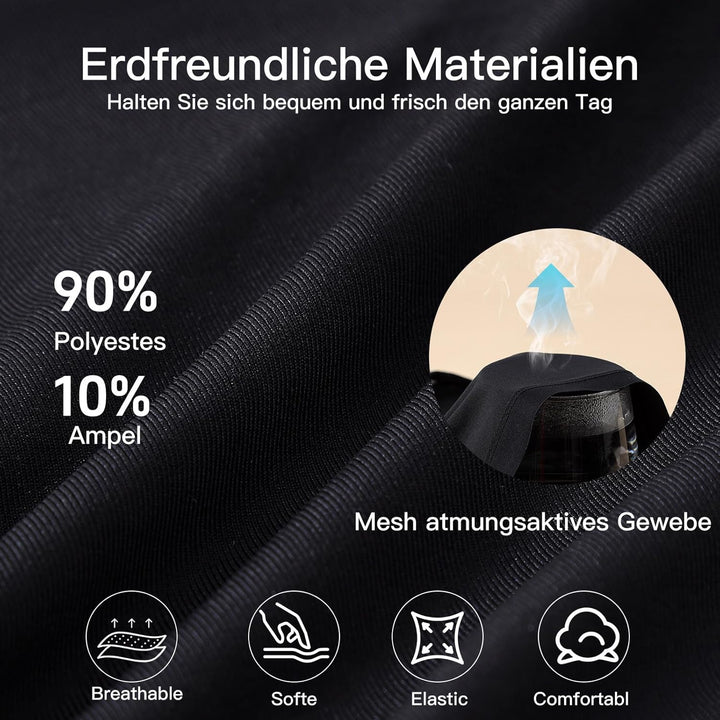 MEIDAYAI Unterhosen Damen, 8er Pack Stretch Baumwolle Hohe Taille Slips Damen Atmungsaktiv Panties W