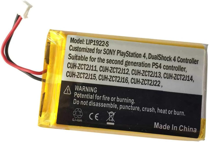 3,7V Lithiumbatterie 2200mAh PS4 Slim Pro Controller Ersatzbatterie LIP1522 Batteriepack für Playsta