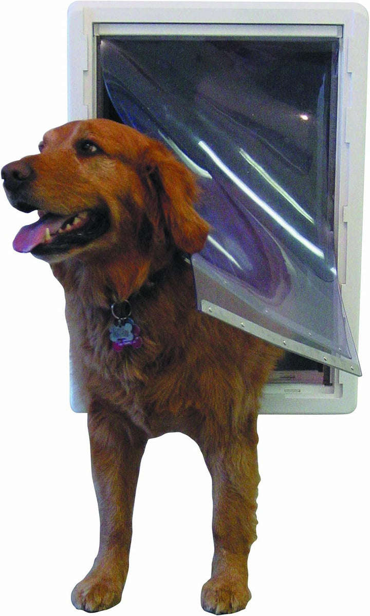 Perfect Pet The Allwetter-energieeffiziente Hundetür, super gross, 38,1 x 59,7 cm Klappengrösse Supe