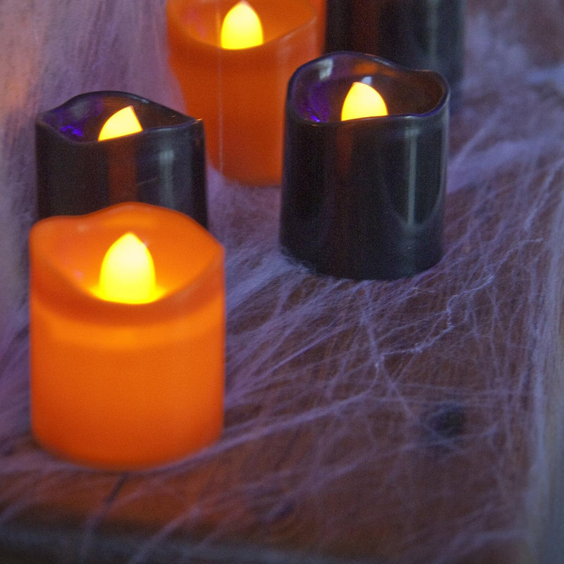 Lights4fun 10 Spinnennetze inkl. 60 Spinnen Halloween Deko 10 Sets, 10 Sets