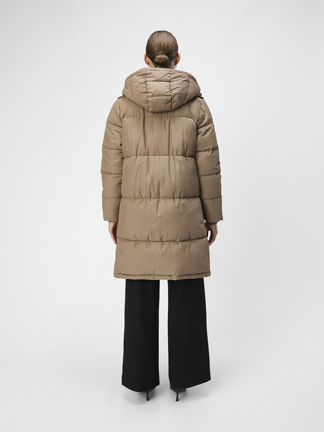 Object Damen Objzhanna L/S Long Jacket Noos Jacke S Fossil, S Fossil