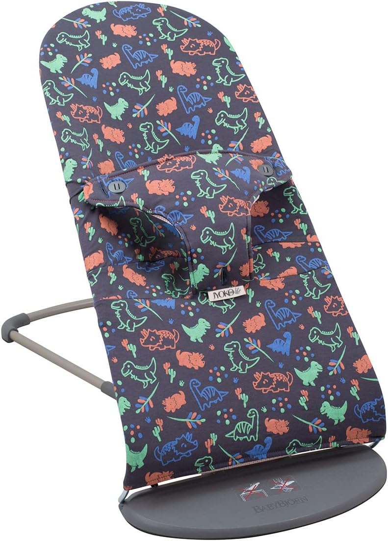JYOKO KIDS Bezug kompatibel mit Babybjorn Bliss, Balance, Soft (Happy Dino), Happy Dino