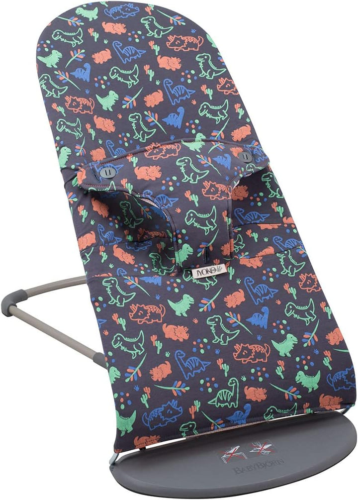 JYOKO KIDS Bezug kompatibel mit Babybjorn Bliss, Balance, Soft (Happy Dino), Happy Dino