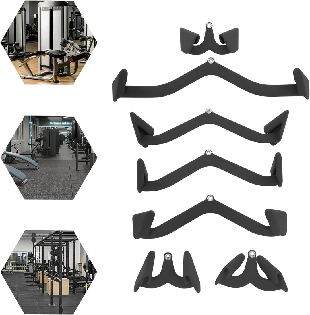 300Kg Pulldown-Stangenaufsatz, Kabelzug Griffe Latzug-Aufsatz Ruder-V-Stange-Aufsatz, Fitness Klimmz