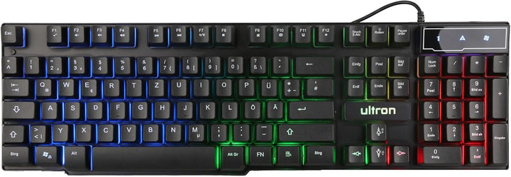 Ultron Hawk Tastatur Maus Set Gaming 4 in 1 PC Pack Combo – RGB Hintergrundbeleuchtung Tastatur [QWE