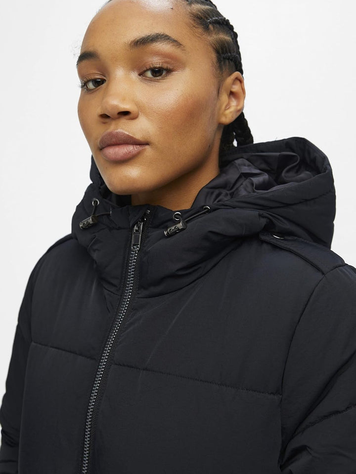 Object Female Steppjacke OBJZHANNA M Schwarz, M Schwarz