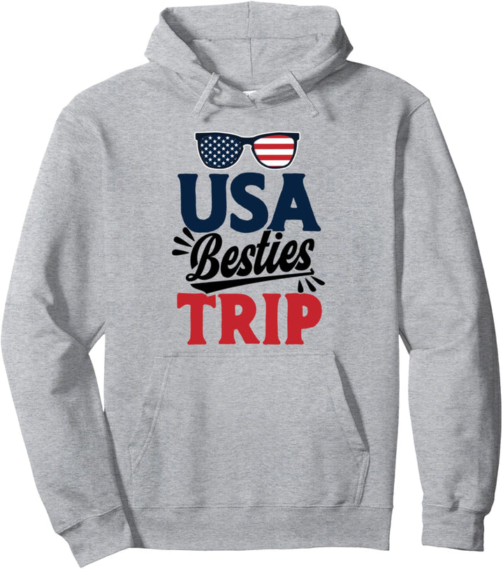 USA Besties Reise Urlaub Besties Freunde Pullover Hoodie