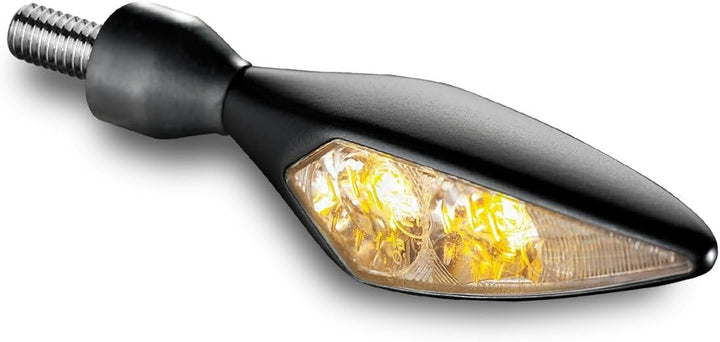 Kellermann Motorrad Blinker E geprüft micro 1000 Rhombus Extreme Blinker schwarz VR/HL