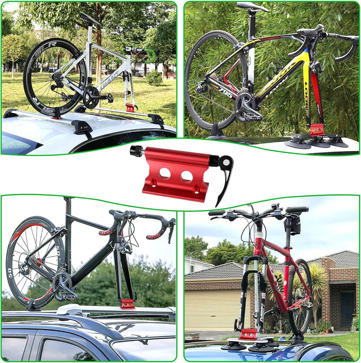 2 Stück Fahrrad Gabelhalterung, Vorderradgabel Fester Clip, Gabelbefestigungshalterung Aluminiumlegi