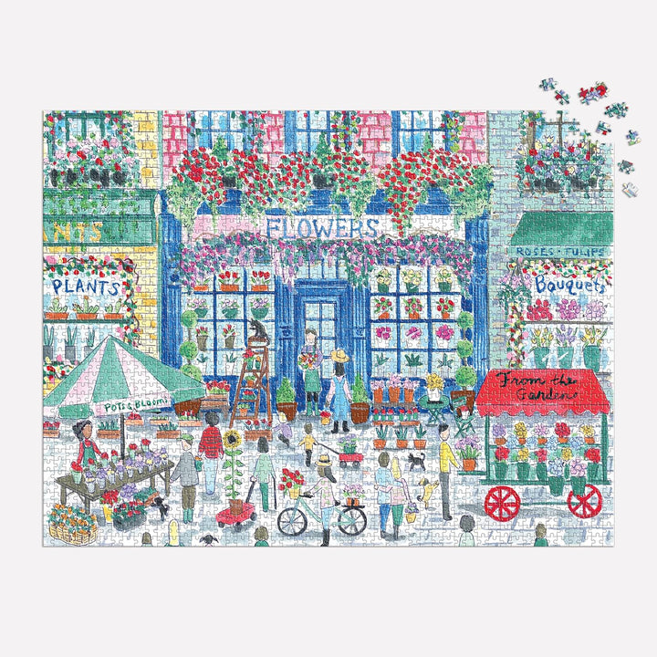 Michael Storrings Market in Bloom Puzzle: 2000 Pieces
