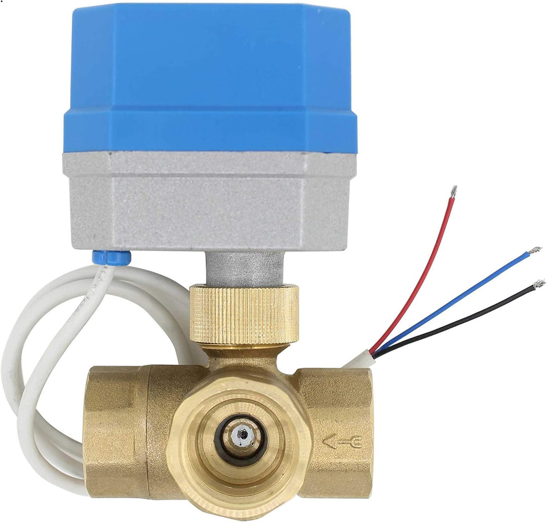 2 Modi - 3 wege motorkugelhahn 12v zonenventil 3 wege kugelventil elektrisch - zwei wege motorventil