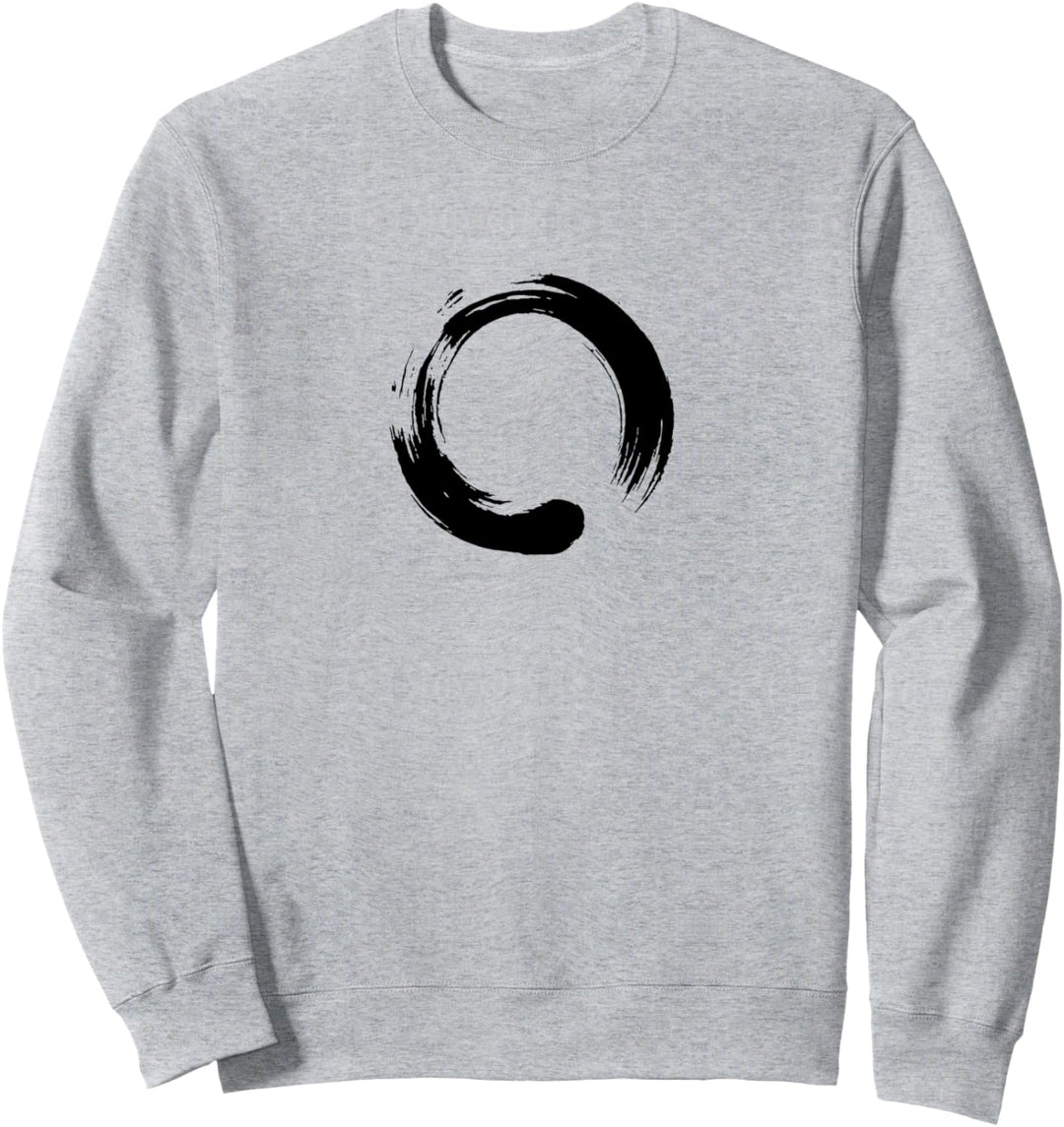 Enso, Zen, Kreis, Buddha Meditation Japan Kalligrafie Yoga, Sweatshirt