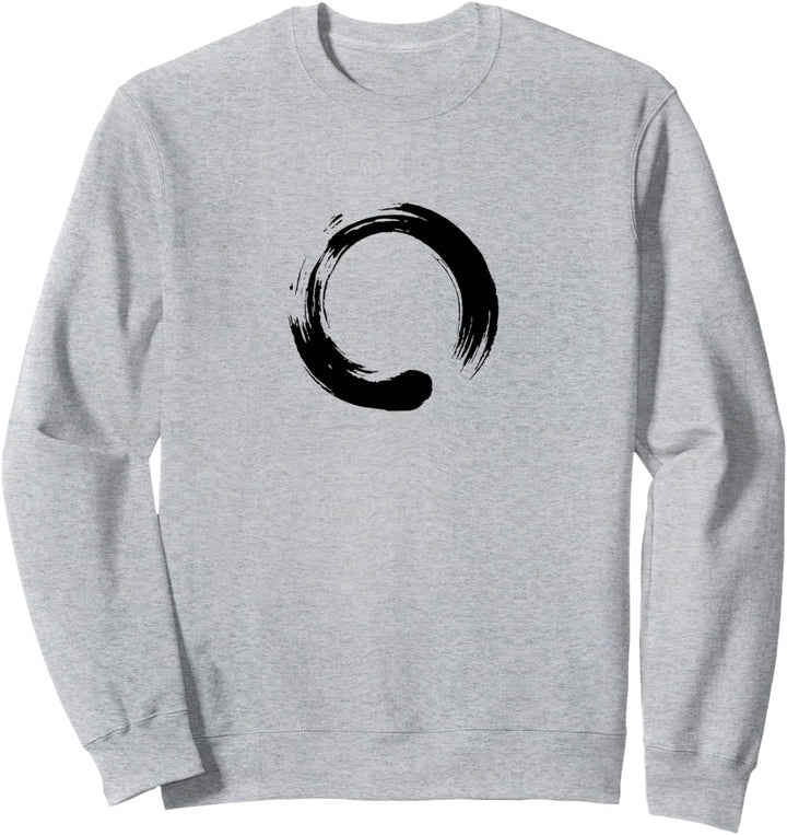 Enso, Zen, Kreis, Buddha Meditation Japan Kalligrafie Yoga, Sweatshirt