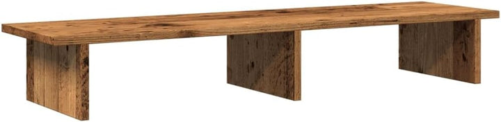vidaXL Monitorständer Altholz-Optik 100x27x15 cm Holzwerkstoff Altholz 100 x 27 x 15 cm, Altholz 100