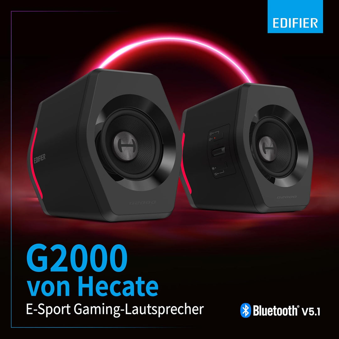 Aktivboxen Edifier G2000 2.0 Bluetooth Gaming RGB
