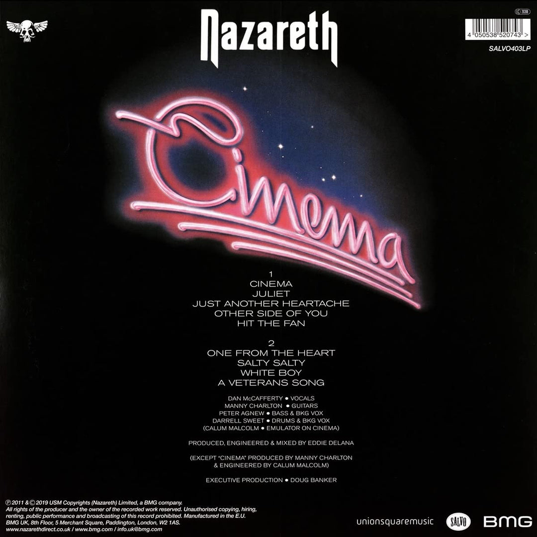 Cinema (2011 Remastered), Vinyl
