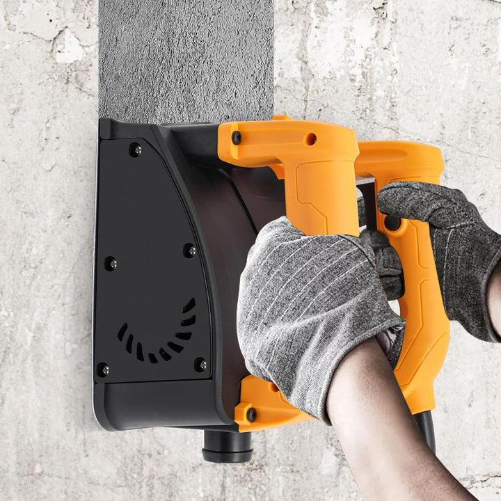 Elektrische Wandhobelmaschine, 1200W Power Handhobelmaschine, Tragbare Walzenhobelmaschine mit Kabel