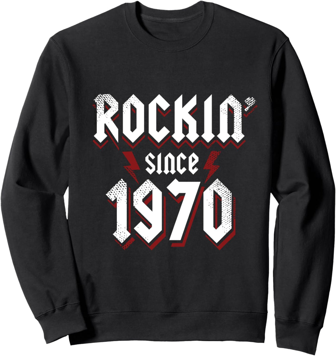 Rockin Since 1970 53 Jahre alte Rockmusik 53. Geburtstag Sweatshirt