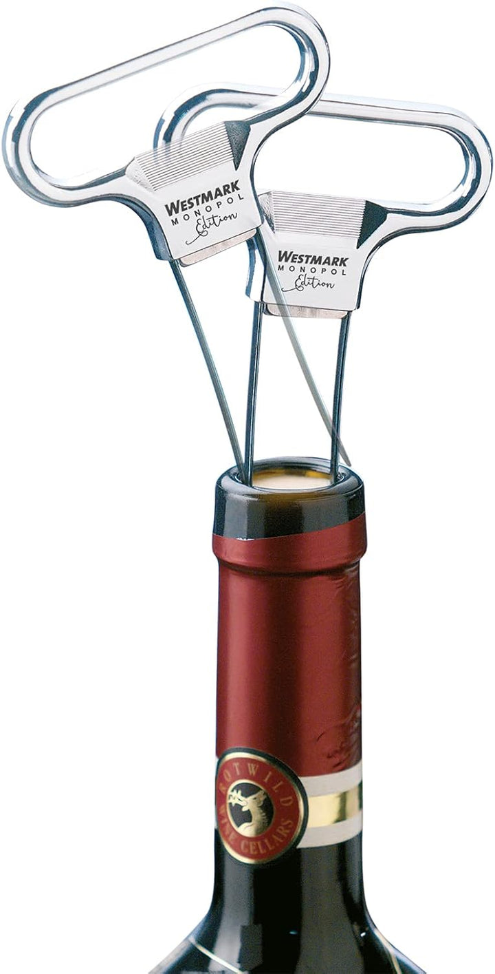 Westmark Wein-Set, 6tlg., 1 Ent-/Verkorker mit Kapselheber Ah-So, Monopol Edition + 5 Weinausgiesser