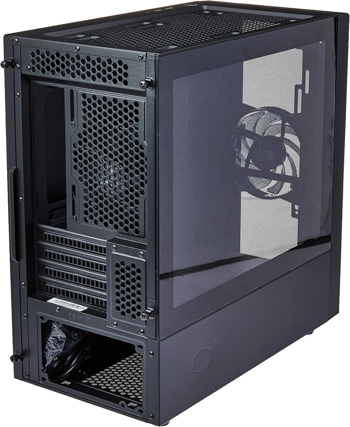 Cooler Master – NR400 – PC-Gehäuse Micro ATX (1 Fenster, 2 x Lüfter 120 mm) – Schwarz NR400 ohne ODD