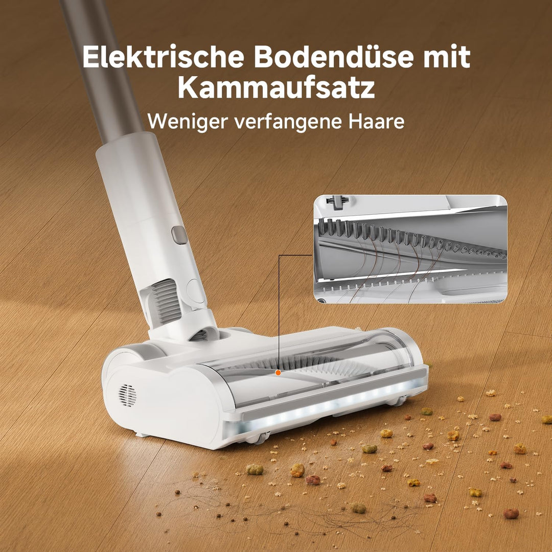 Xiaomi Vacuum Cleaner G20 – Leistungsstarker 150AW Akku-Staubsauger mit LED-Suchscheinwerfer, 12-Zyk