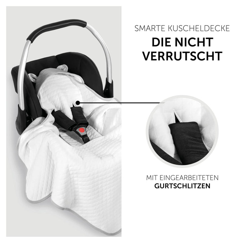 Hauck Baby Einschlagdecke Snuggle N Dream / Baumwolle / Universal für Babyschale, Autositz, Kinderwa