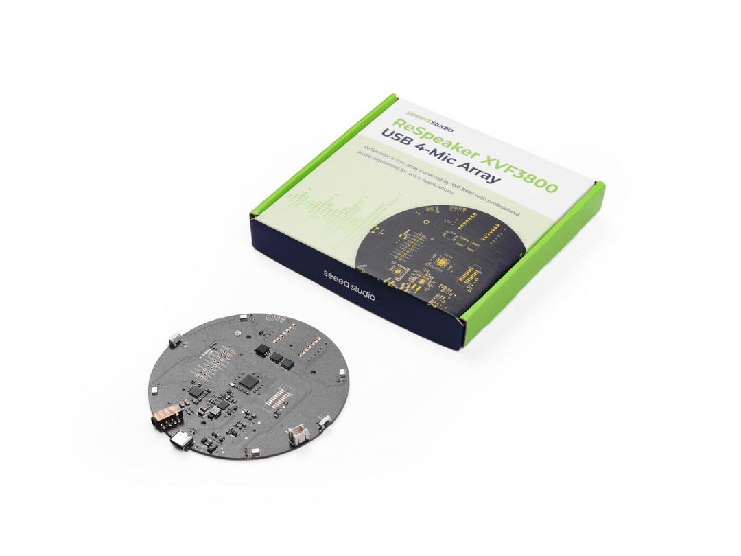 ReSpeaker XMOS XVF3800 - AI-Powered 4-Mic Array for Clear Voice Even in Noise