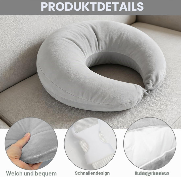 Ergonomisches Crealis-Kissen, Schosskissen Lesekissen,Ergonomisches Gaming Armkissen, Häkelkissen St
