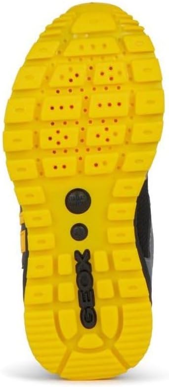 Geox J Pavel A Jungen Sneakers 27 EU Black Yellow, 27 EU Black Yellow