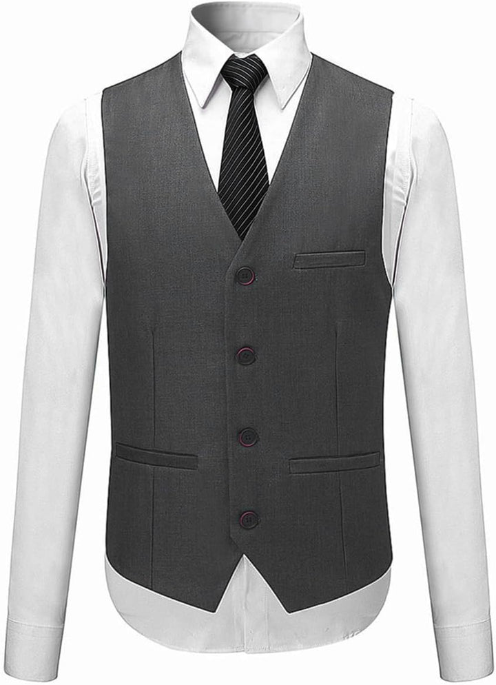Allthemen Anzug Herren Anzug Slim Fit 3 Teilig Herrenanzug 3-Teilig Anzüge Herren Modern Sakko für B
