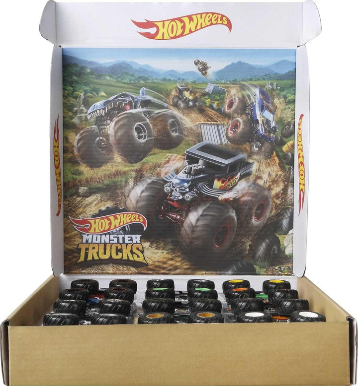 Hot Wheels GGC61 - Monster Trucks Ultimatives Chaos Die-Cast-Fahrzeuge im Massstab 1:64 12er-Pack, S