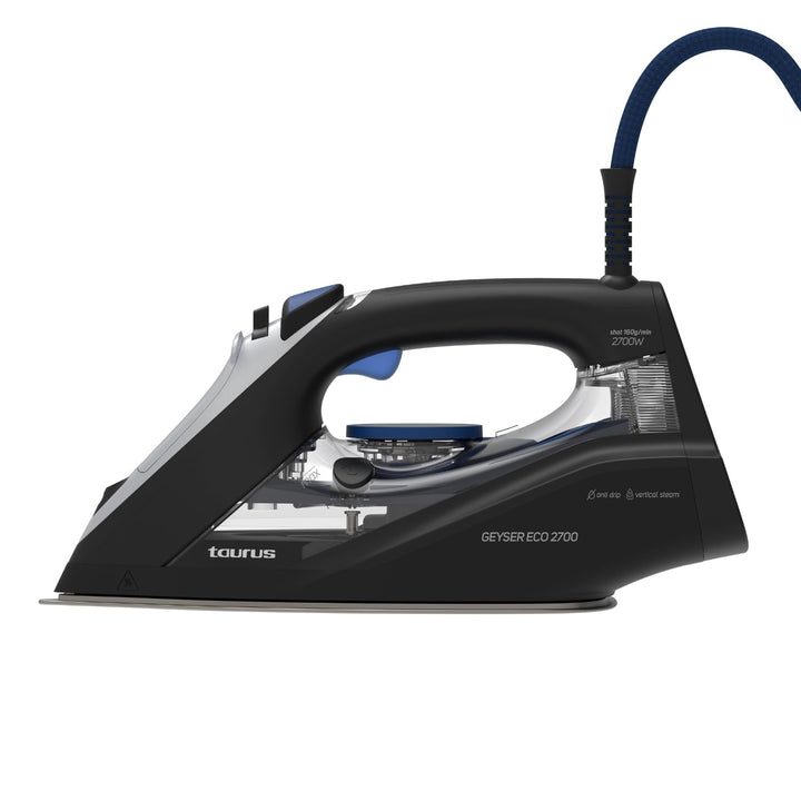 Taurus STI2700 Bügeleisen | 2700 W | 160 g/min Dampfstoss | Anti-Kalk-System | Anti-Tropf | Schwarz