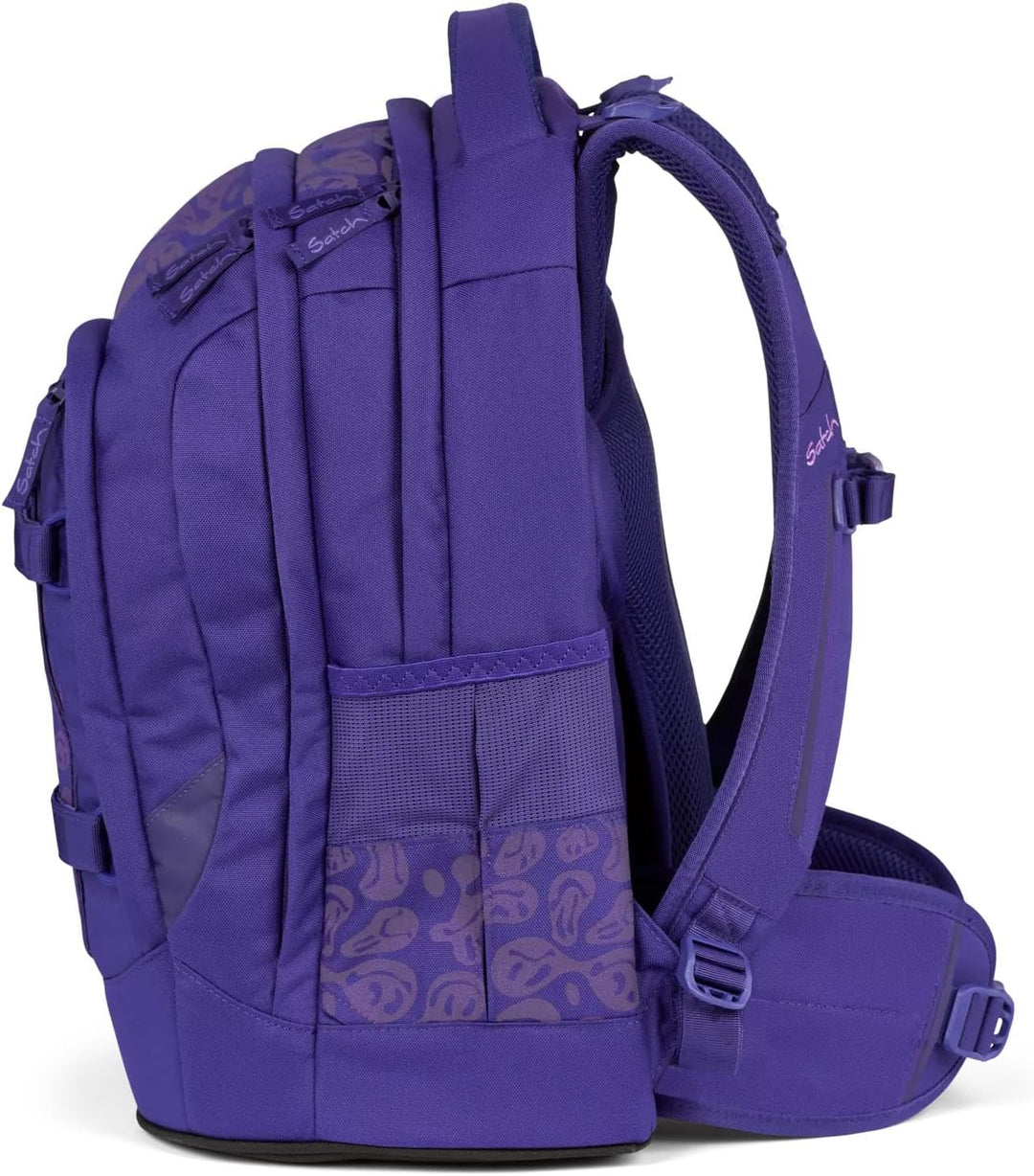 Satch pack Schulrucksack ab 5. Klasse ergonomisch 30L Stauraum standfest Organisationstalent Bright